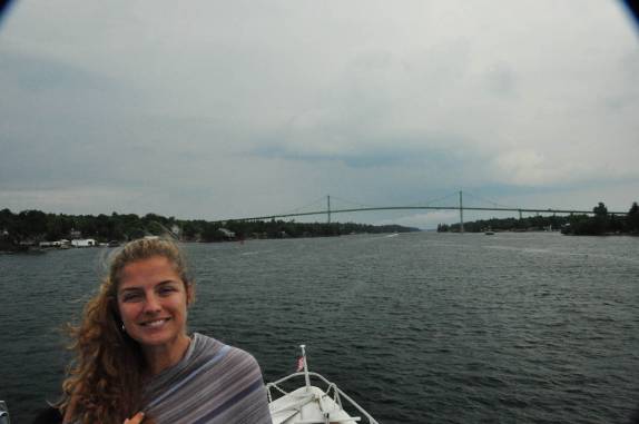 Passeio de barco na região de 1000 Islands, na fronteira de Canadá e Esatdos Unidos